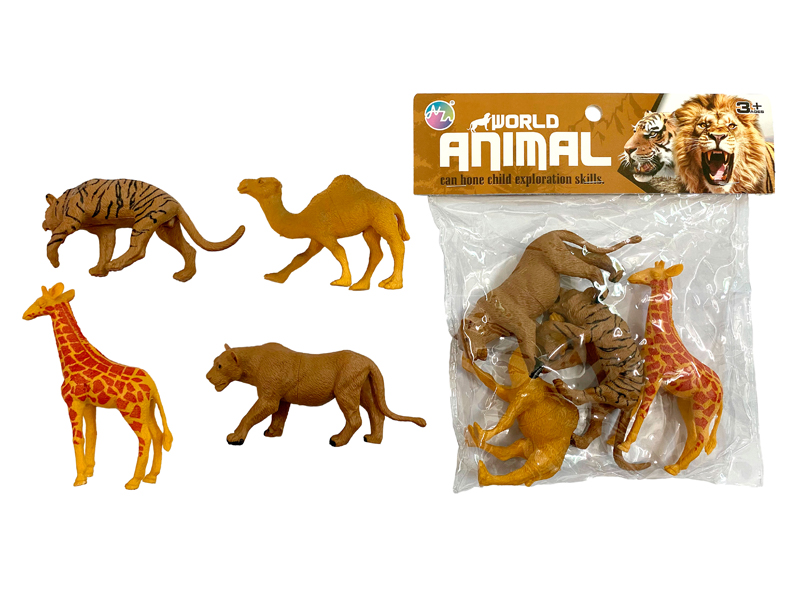 4PCS Five Inch Animal Toy Set