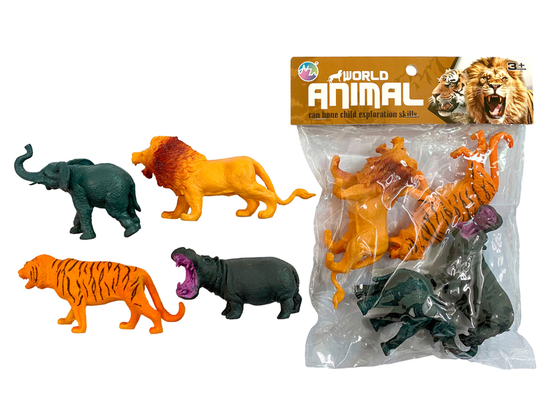 4PCS Six Inch Animal Toy Set