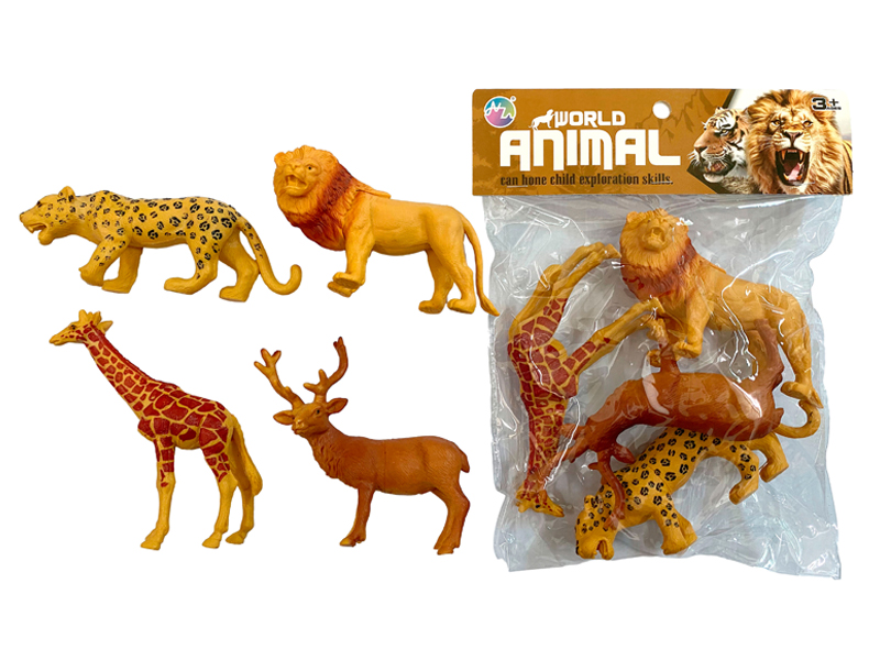 4PCS Six Inch Animal Toy Set