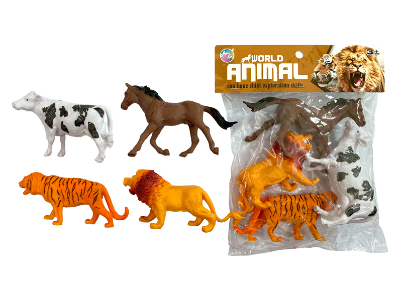 4PCS Six Inch Animal Toy Set