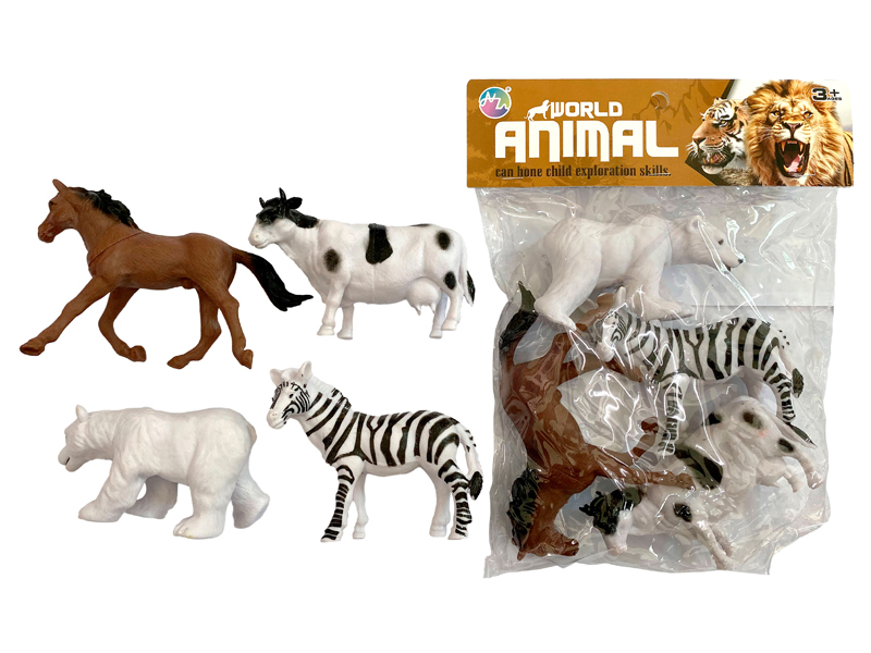 4PCS Six Inch Animal Toy Set