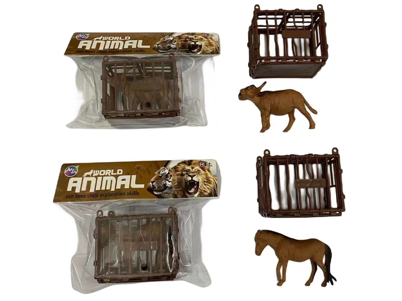 2PCS Six Inch Animal Toy Set