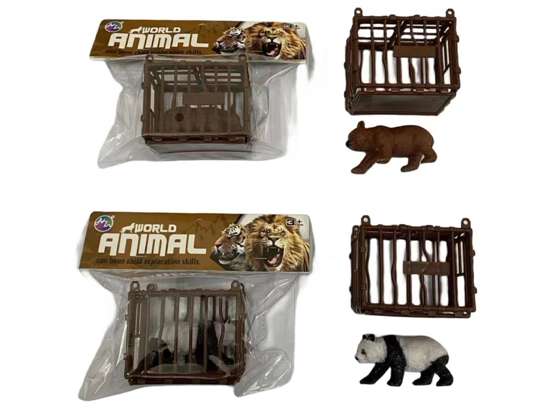 2PCS Six Inch Animal Toy Set