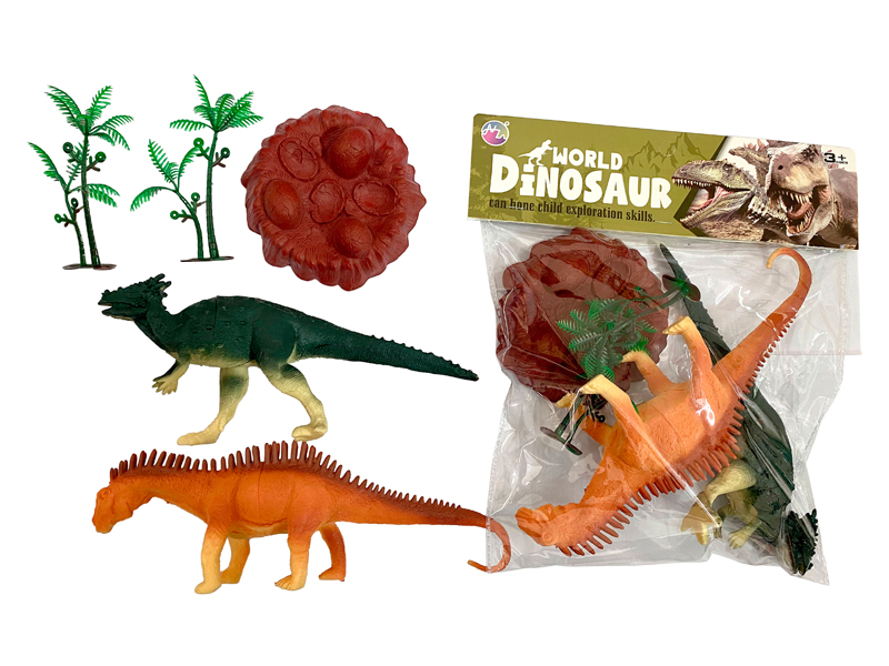 2PCS Nine Inch Dinosaur Toy Set