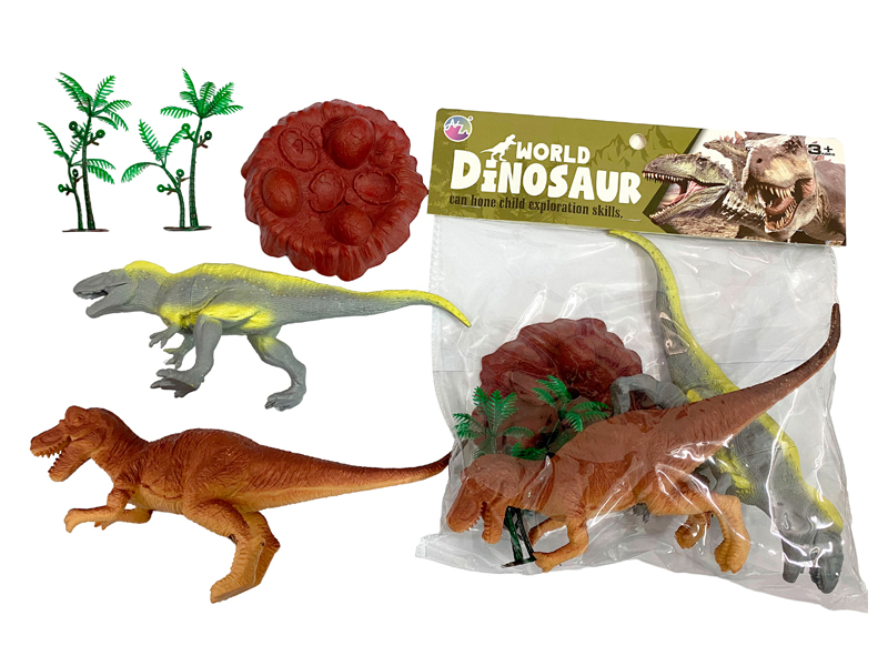 2PCS Nine Inch Dinosaur Toy Set