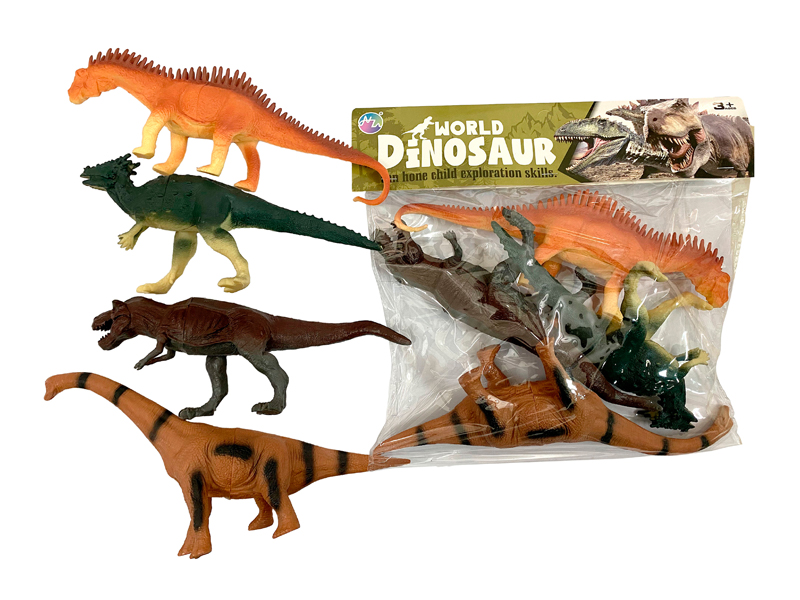 4PCS Nine Inch Dinosaur Toy Set