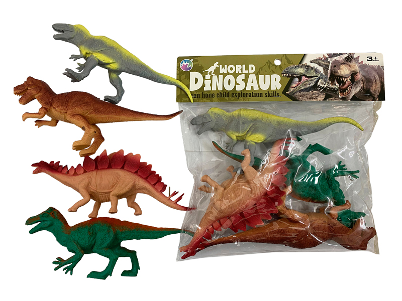 4PCS Nine Inch Dinosaur Toy Set