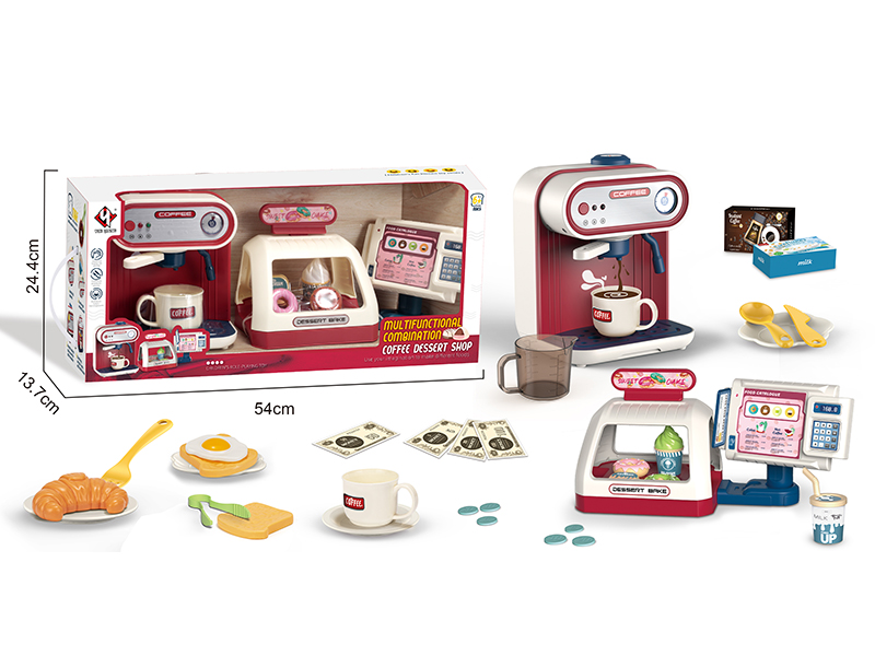 Coffee Machine + Dessert Cabinet + Cash Register