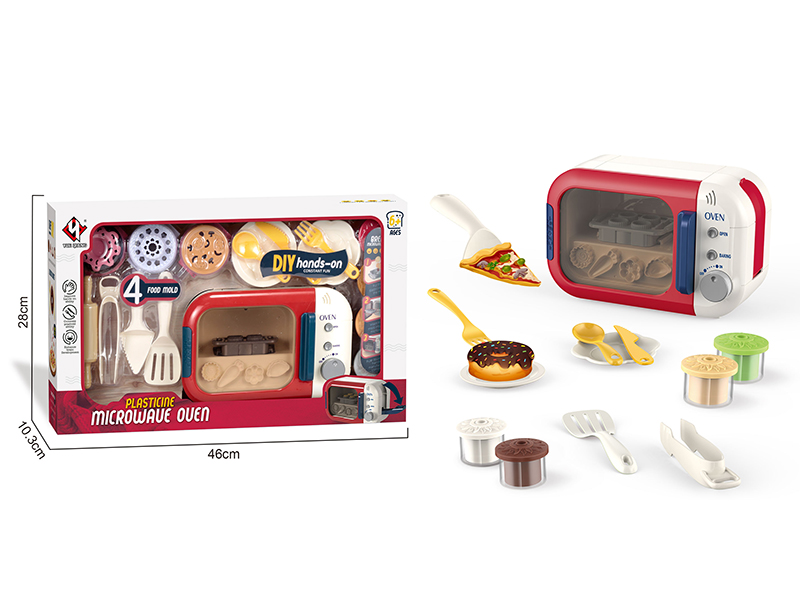 Microwave Oven Play Dough Set (White)