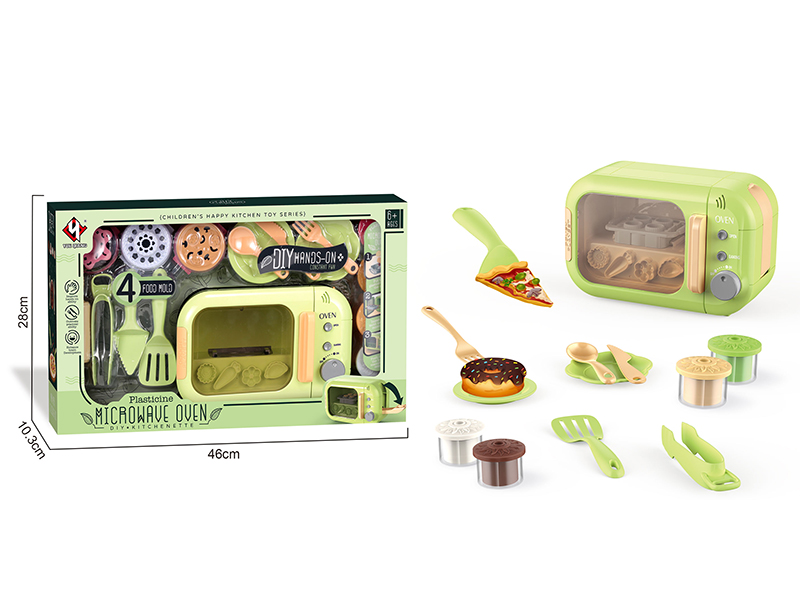 Microwave Oven Play Dough Set (Matcha Green)