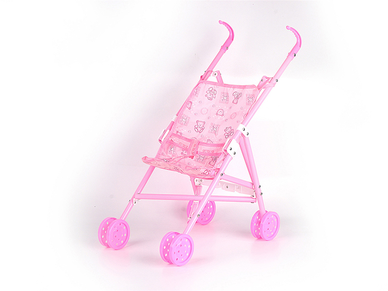 Plastic Stroller Toy(Pink)