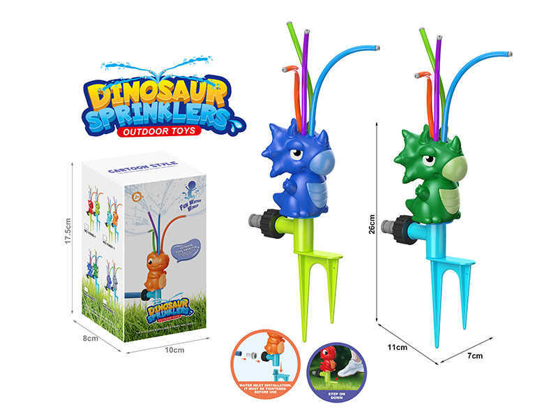 Triceratops Sprinkler Outdoor Toy