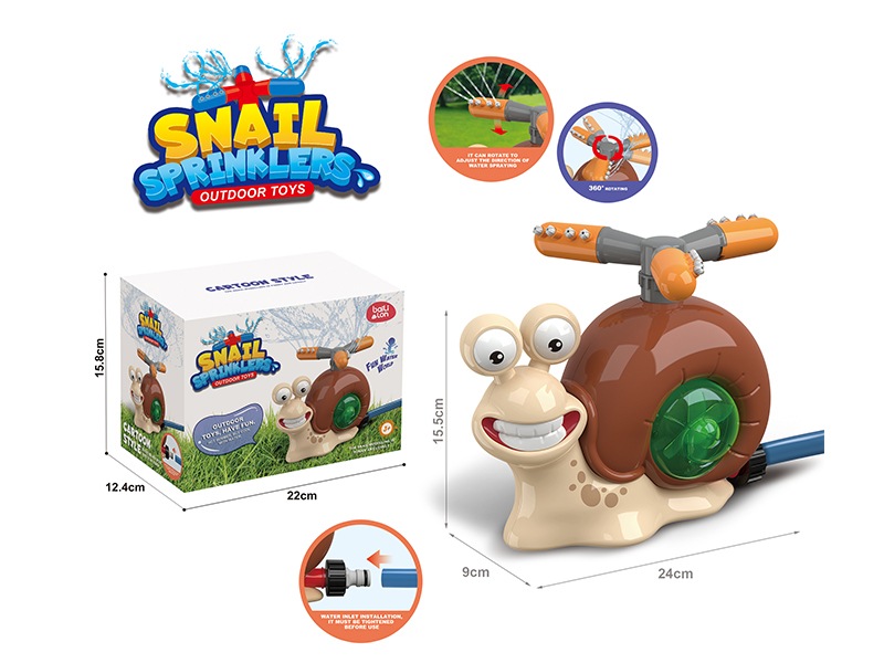 Snail Sprinkler Outdoor Toy