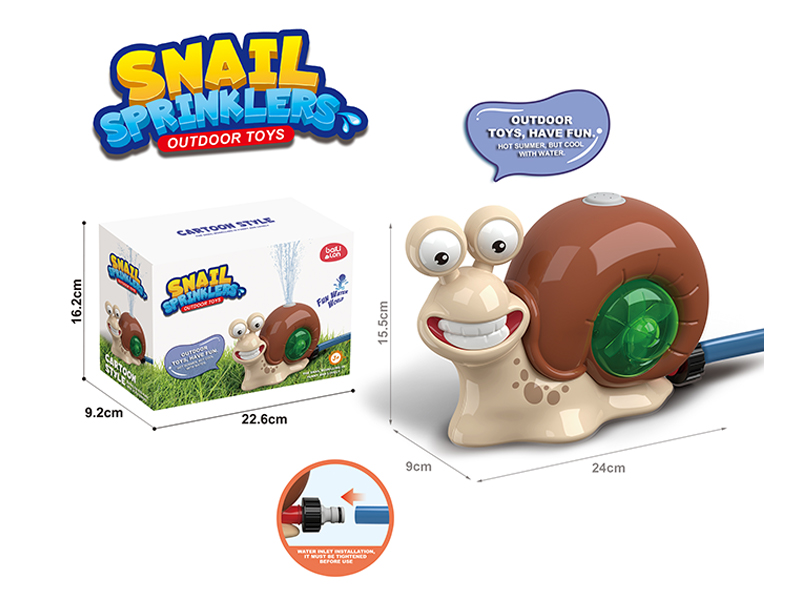 Snail Sprinkler Outdoor Toy