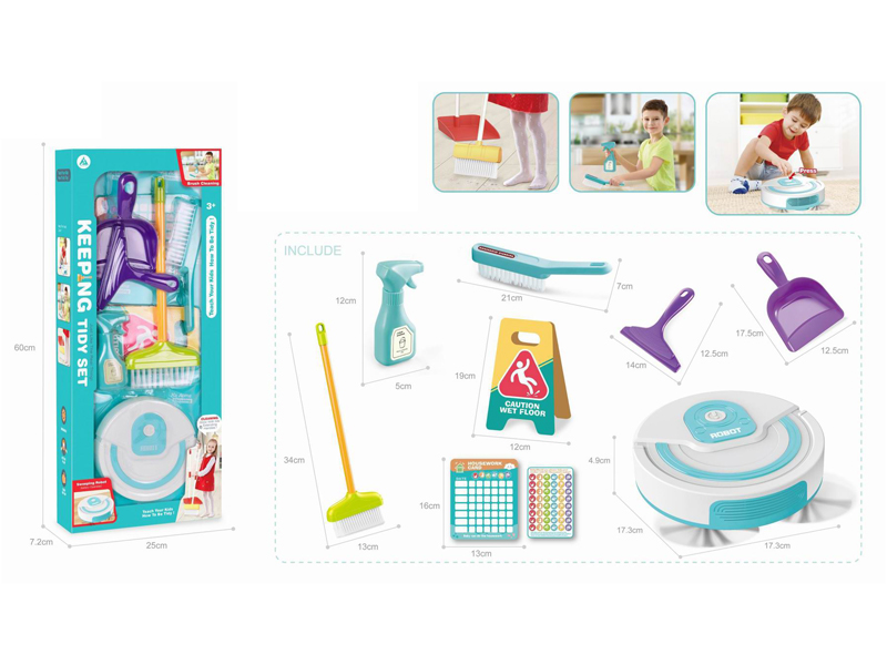 Simulated Sweeper Toy Set