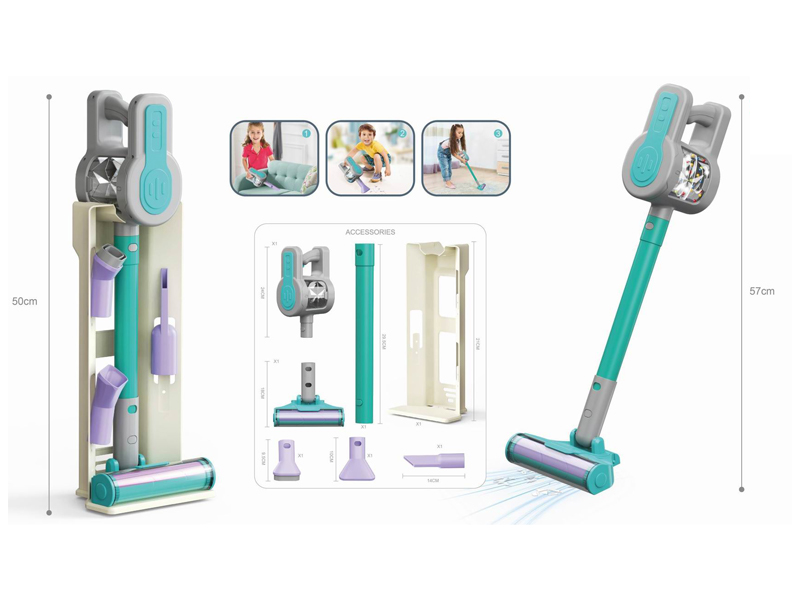 Vacuum Cleaner Toy Set With Base