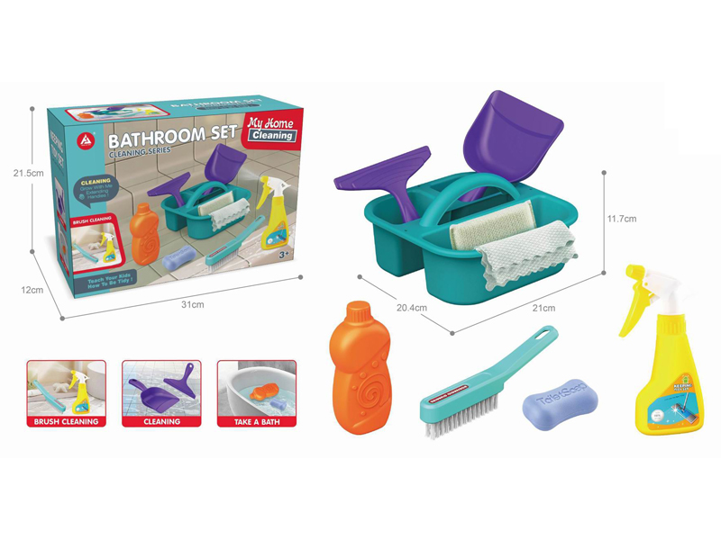 Hand Basket Cleaning Toy Set