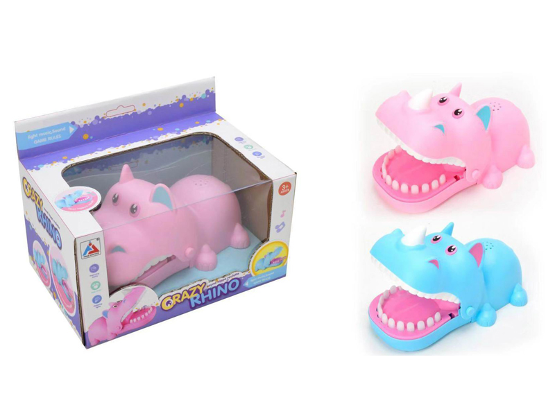 Biting Rhinoceros With Light Music