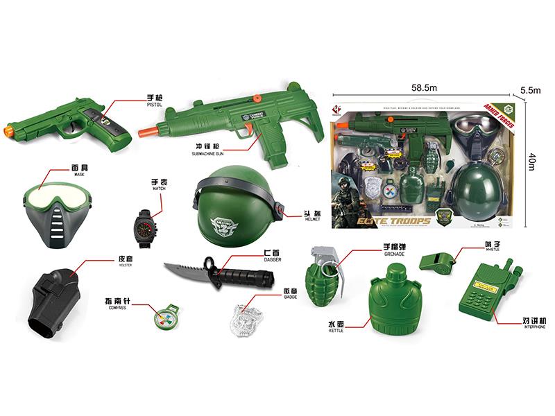 Military Armed Forces Role Pretend Play Set