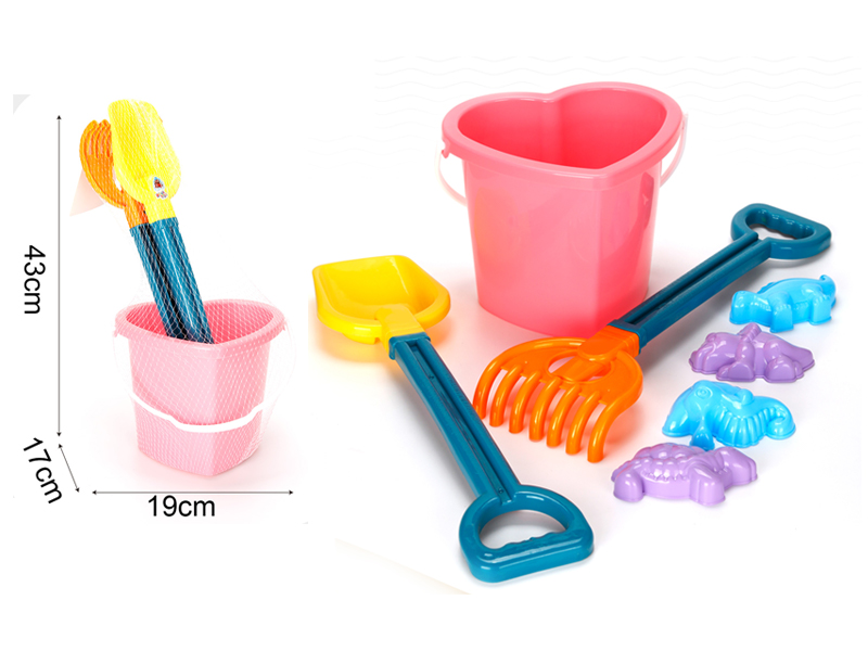Beach Bucket Toy 7PCS