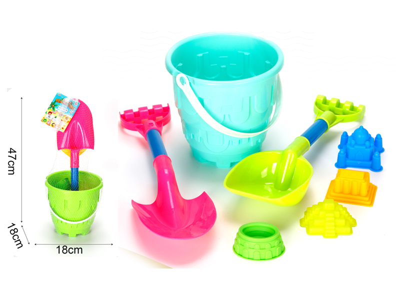 Beach Bucket Toy 7PCS