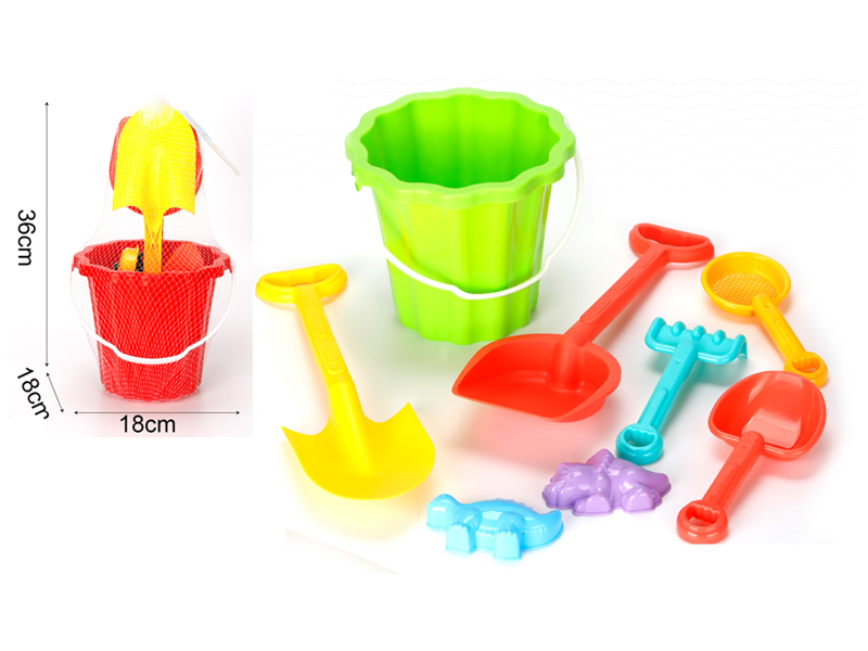 Beach Bucket Toy 8PCS