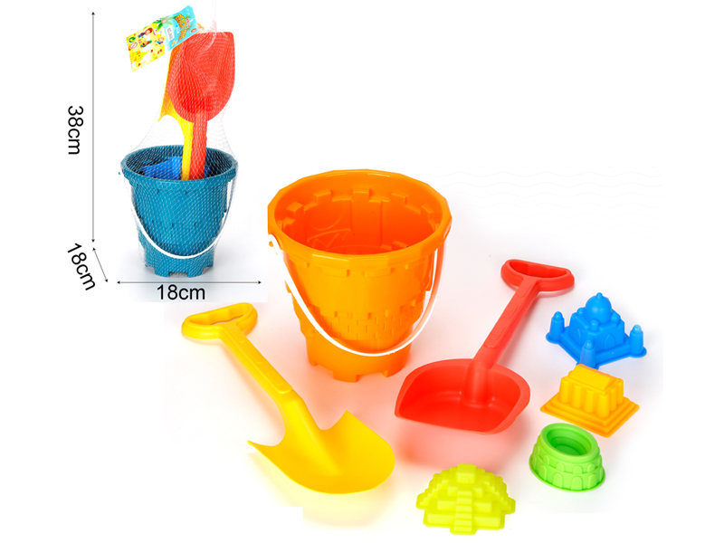Beach Bucket Toy 7PCS