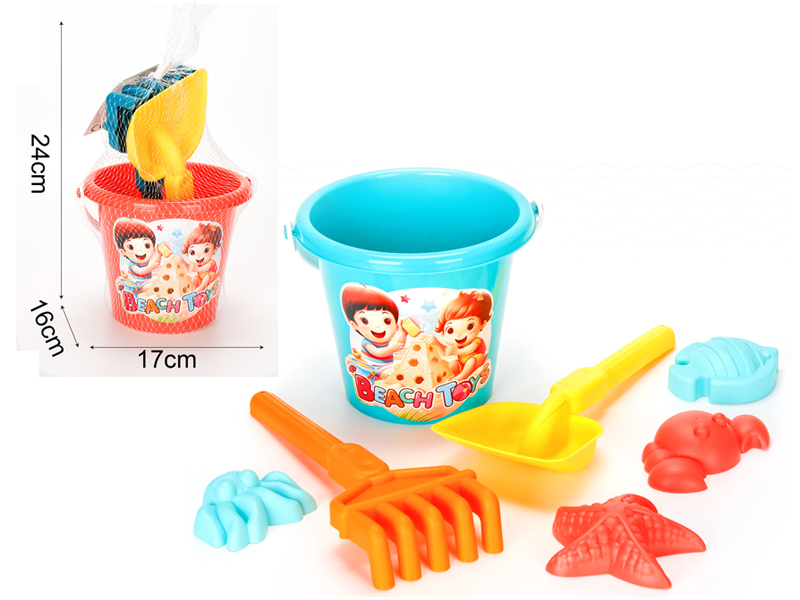 Beach Bucket Toy 7PCS