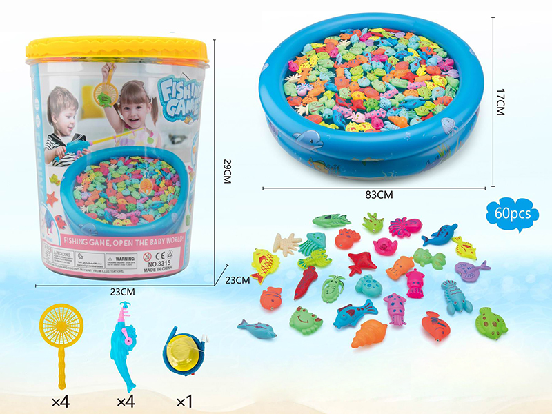 Fishing Toys 60pcs