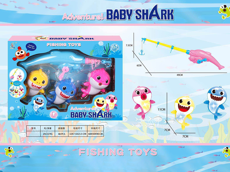 Baby Shark Fishing Game