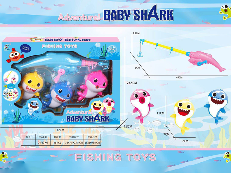 Baby Shark Fishing Game