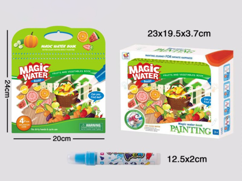 Magic Water Painting Book