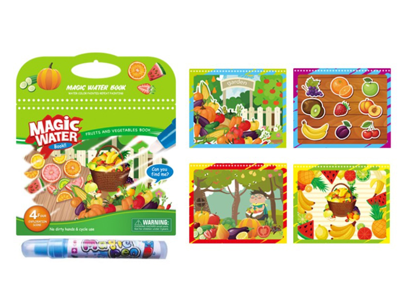 Magic Water Painting Book