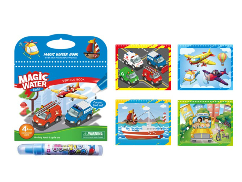 Magic Water Painting Book