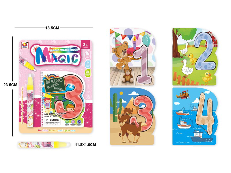 Magic Water Painting Book
