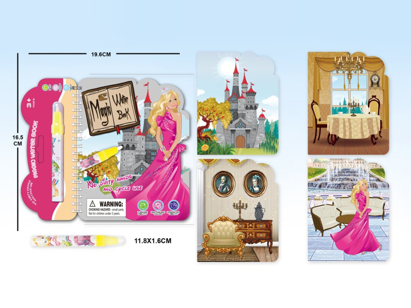 Magic Water Painting Book