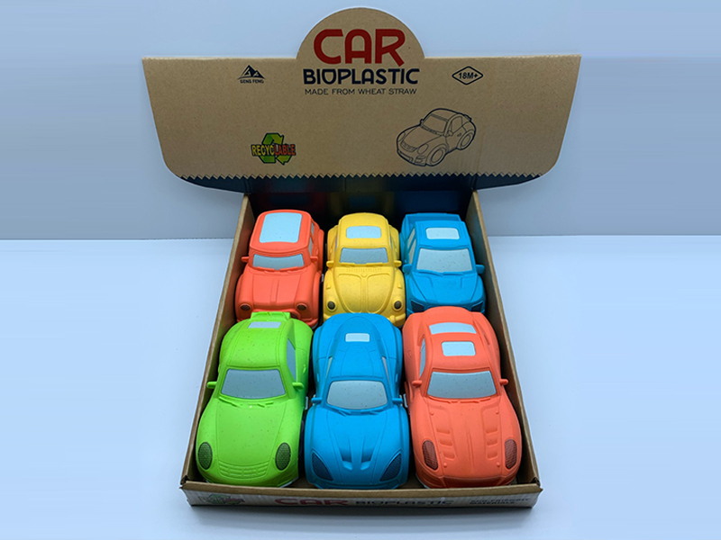 6PCS Slide Cartoon Car