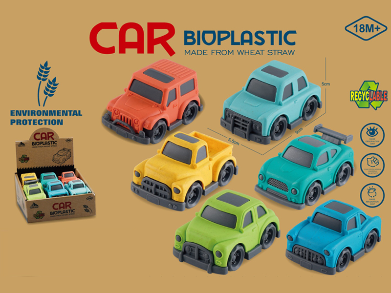 12PCS Slide Cartoon Car