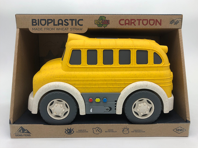 Slide School Bus With Light And Sound