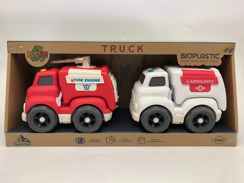 2PCS Slide Car With Light And Sound