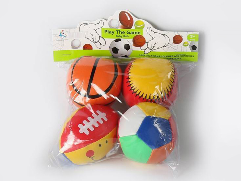 4PCS 3-Inch Ball Toy
