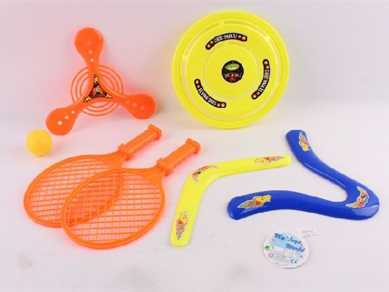 Boomerang Frisbee Racket Sports Set