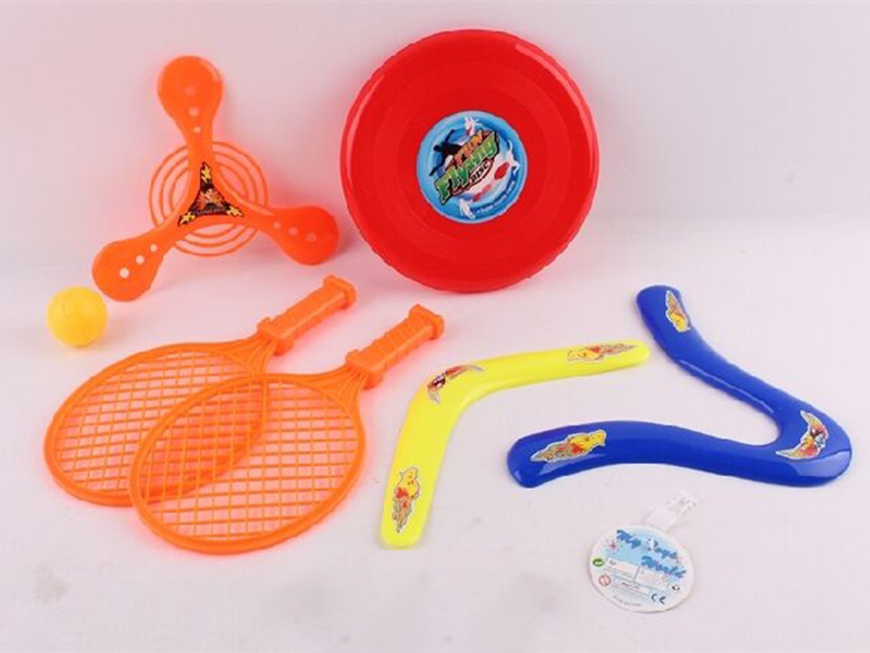Boomerang Frisbee Racket Sports Set