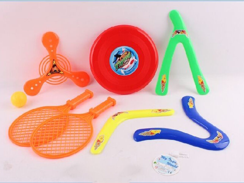 Boomerang Frisbee Racket Sports Set