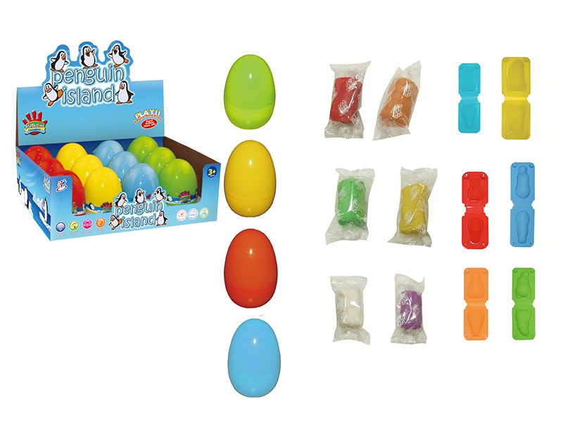 Penguin Egg Play Dough Set 12PCS