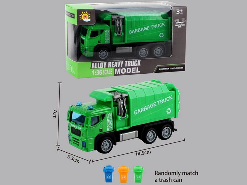 Alloy Pull Back Sanitation Vehicle (Sanitation Vehicle)