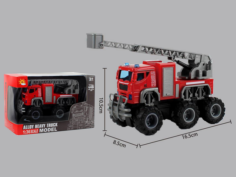 Alloy Dual Friction Off Road Fire Engine（Ladder Truck）