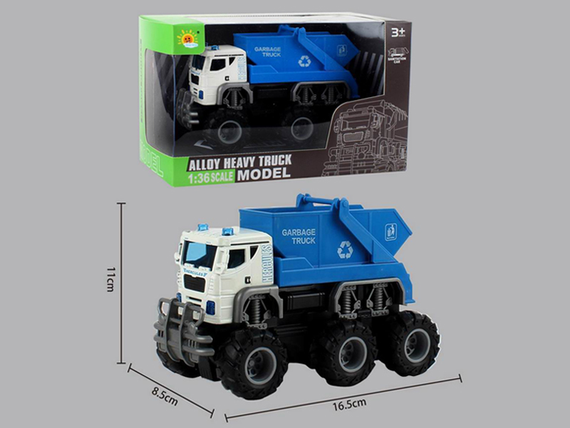 Alloy Dual Friction Off Road Sanitation Vehicle（Dump Truck）