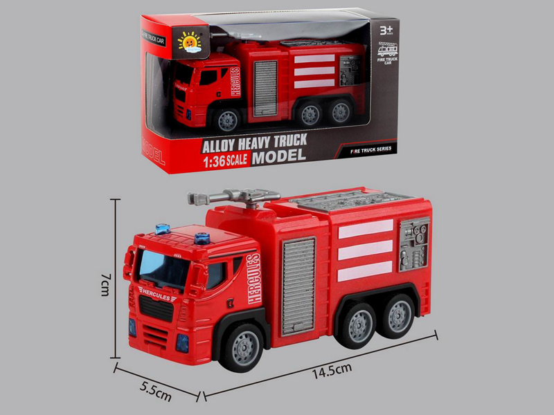 Alloy Pull Back Fire Truck (Fire Truck)