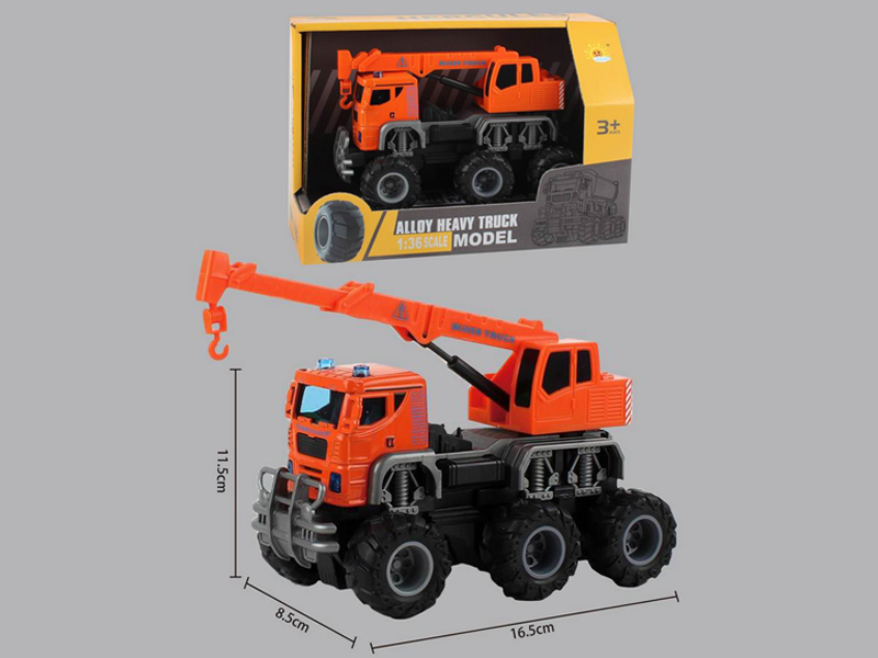 Alloy Dual Friction Off Road Engineering Vehicle (Rotating Crane)